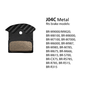 Shimano BR-M9000 Metal Pads & Spring J04C w/Fin